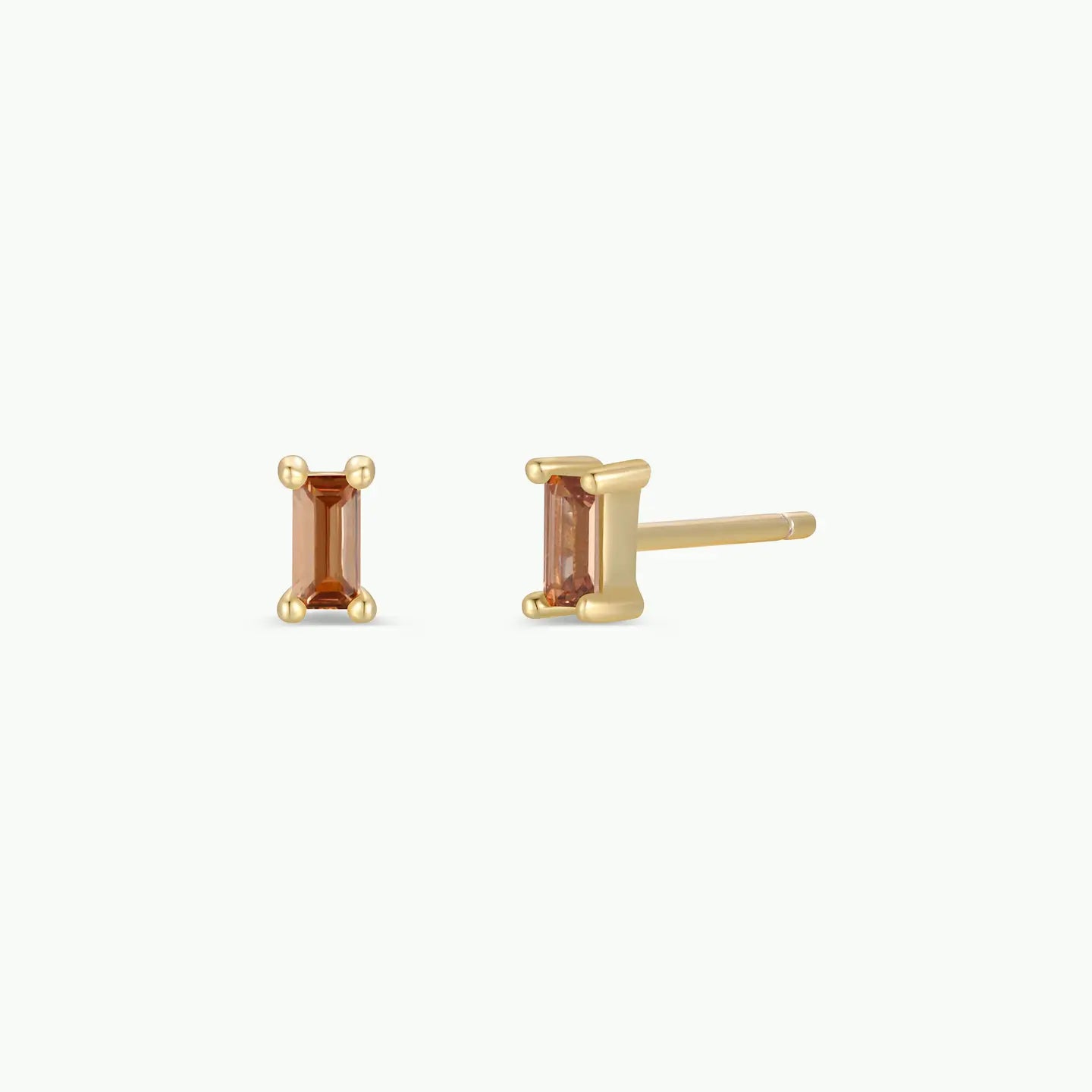 Coffee Baguette Earrings