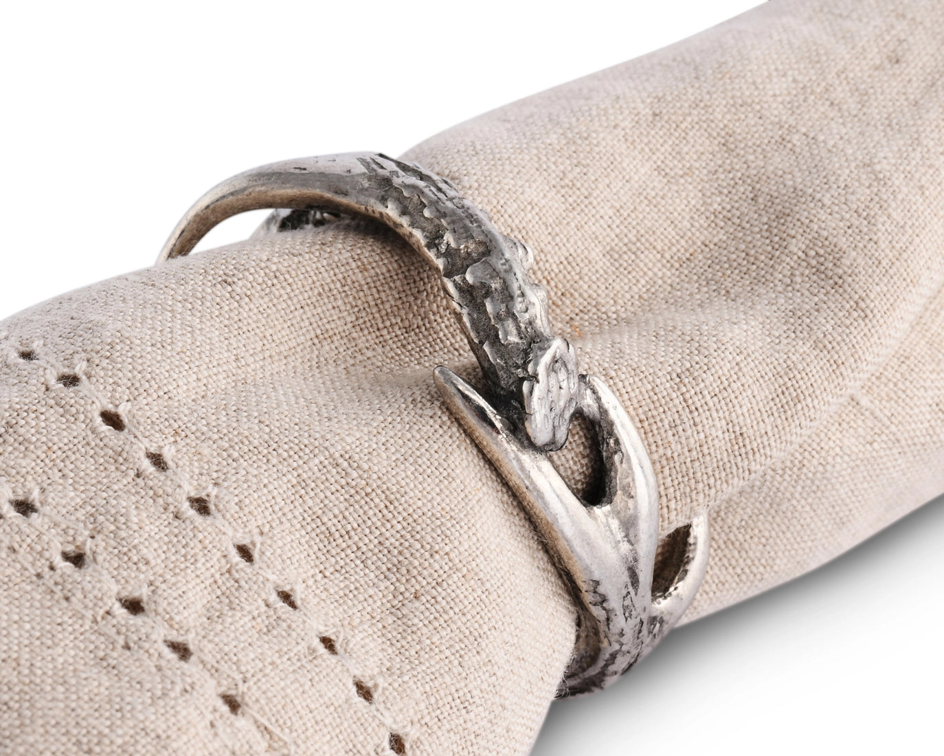 Antler Pewter Napkin Ring