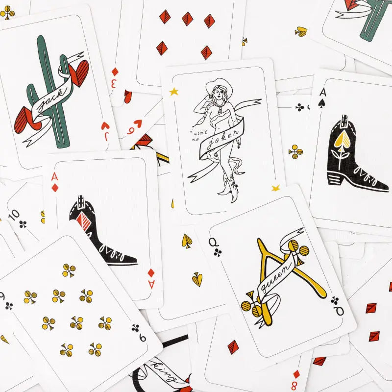 Cowgirl Playing Cards