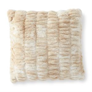 Ribbed Faux Fur Pillow