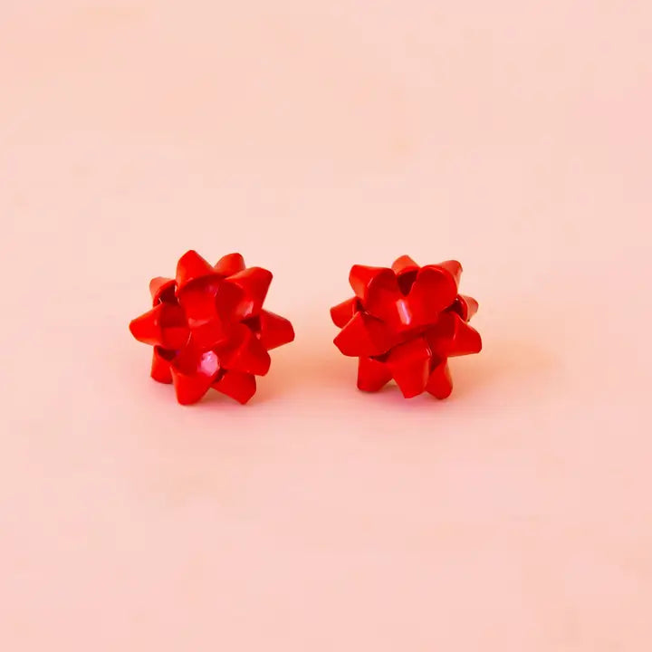 Holiday Bow Earrings