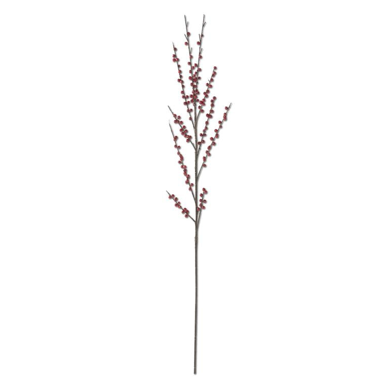 47" Red Berry Branch