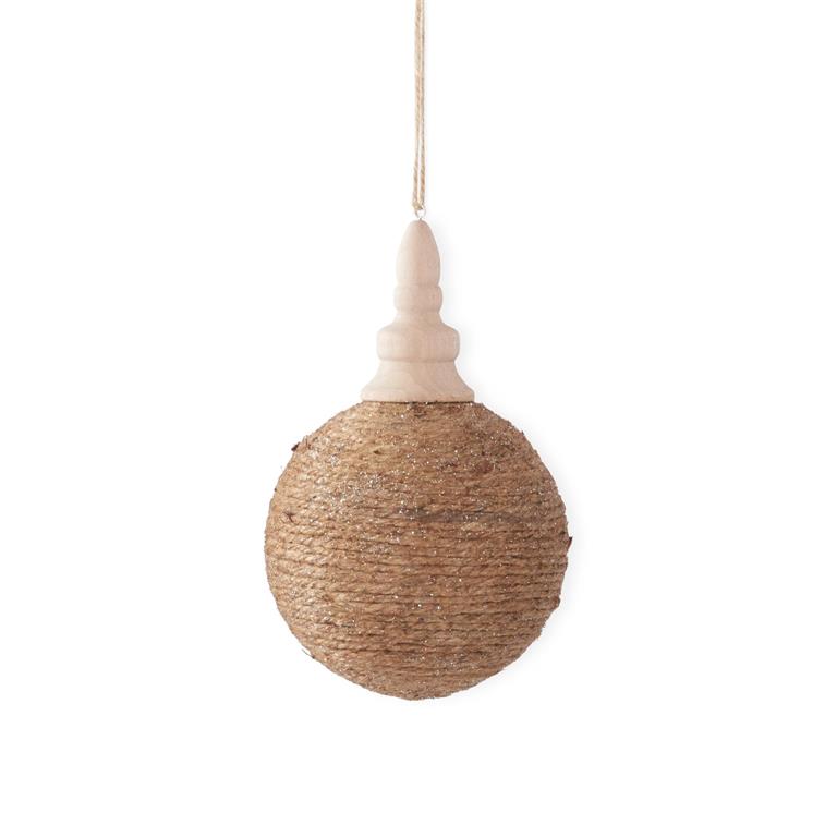 Jute Wrapped Ornaments