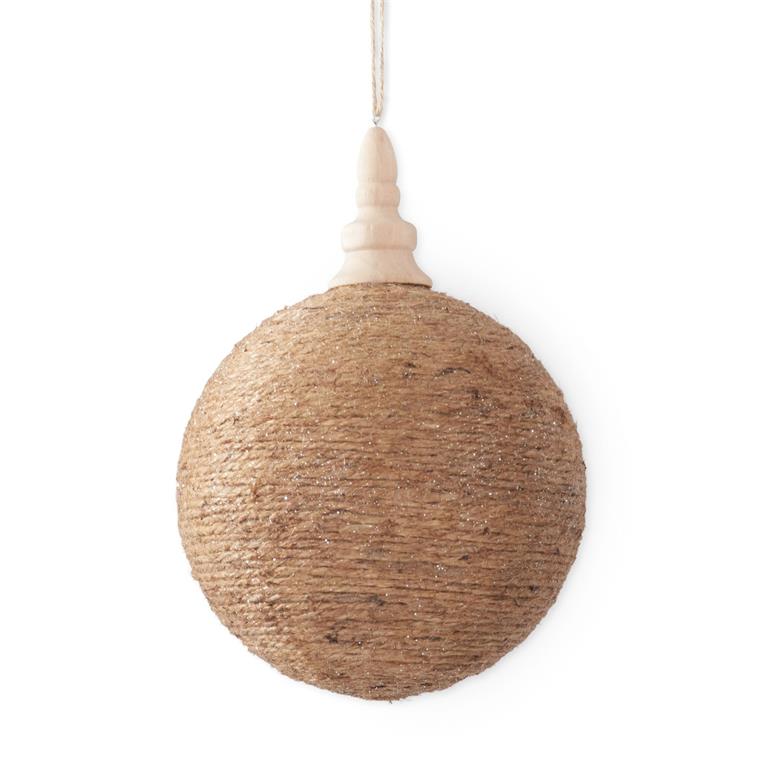 Jute Wrapped Ornaments