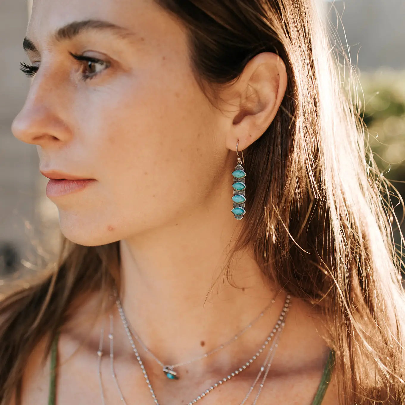 Chase Turquoise Earrings