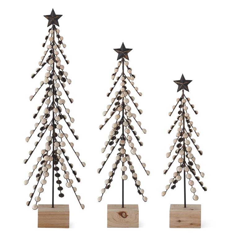 Wood & Metal Christmas Trees