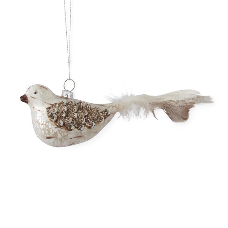 Glass Dove Ornament