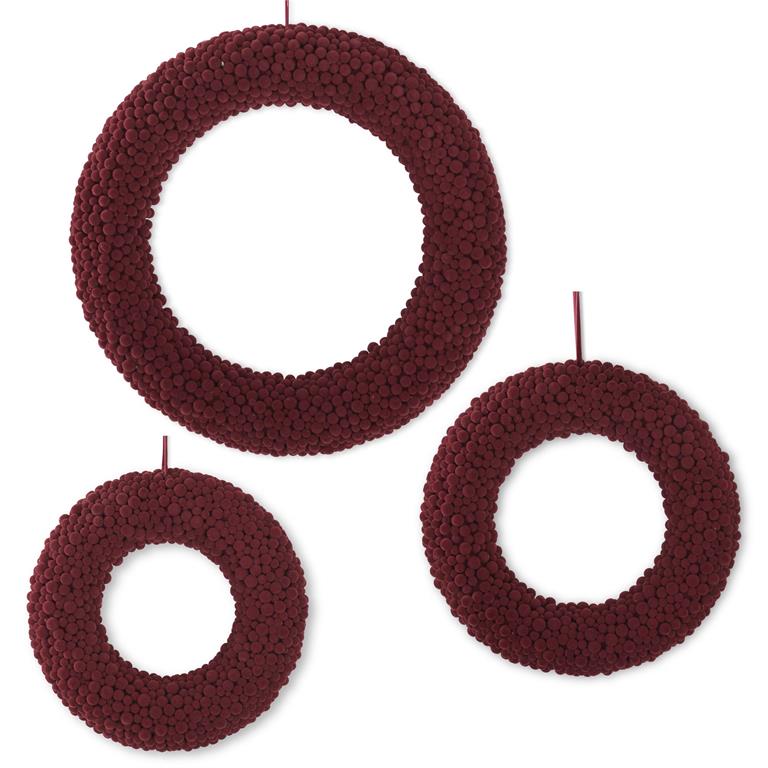 Pom Pom Ball Wreaths