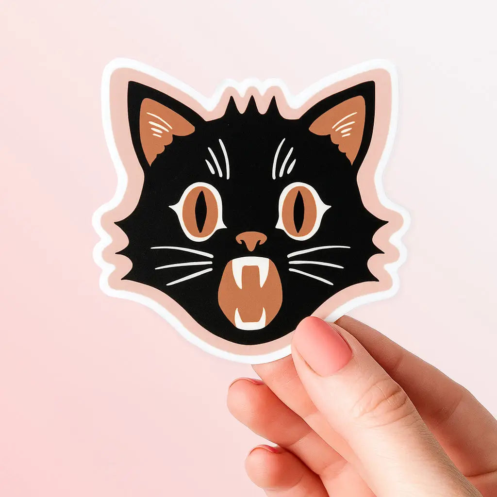 Spooky Kitty Sticker