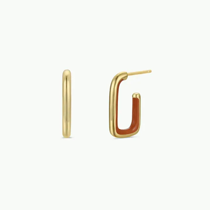Rectangle Hoop Earrings
