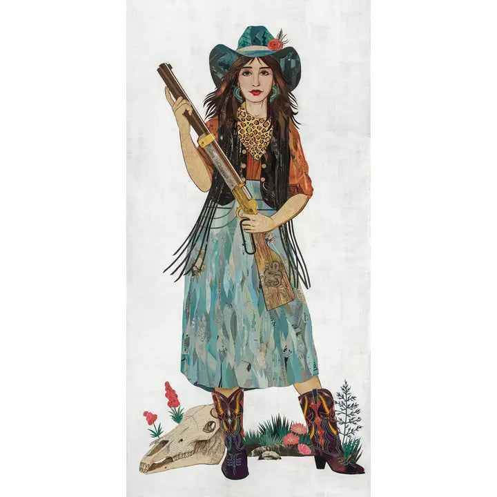 Modern Cowgirl Print