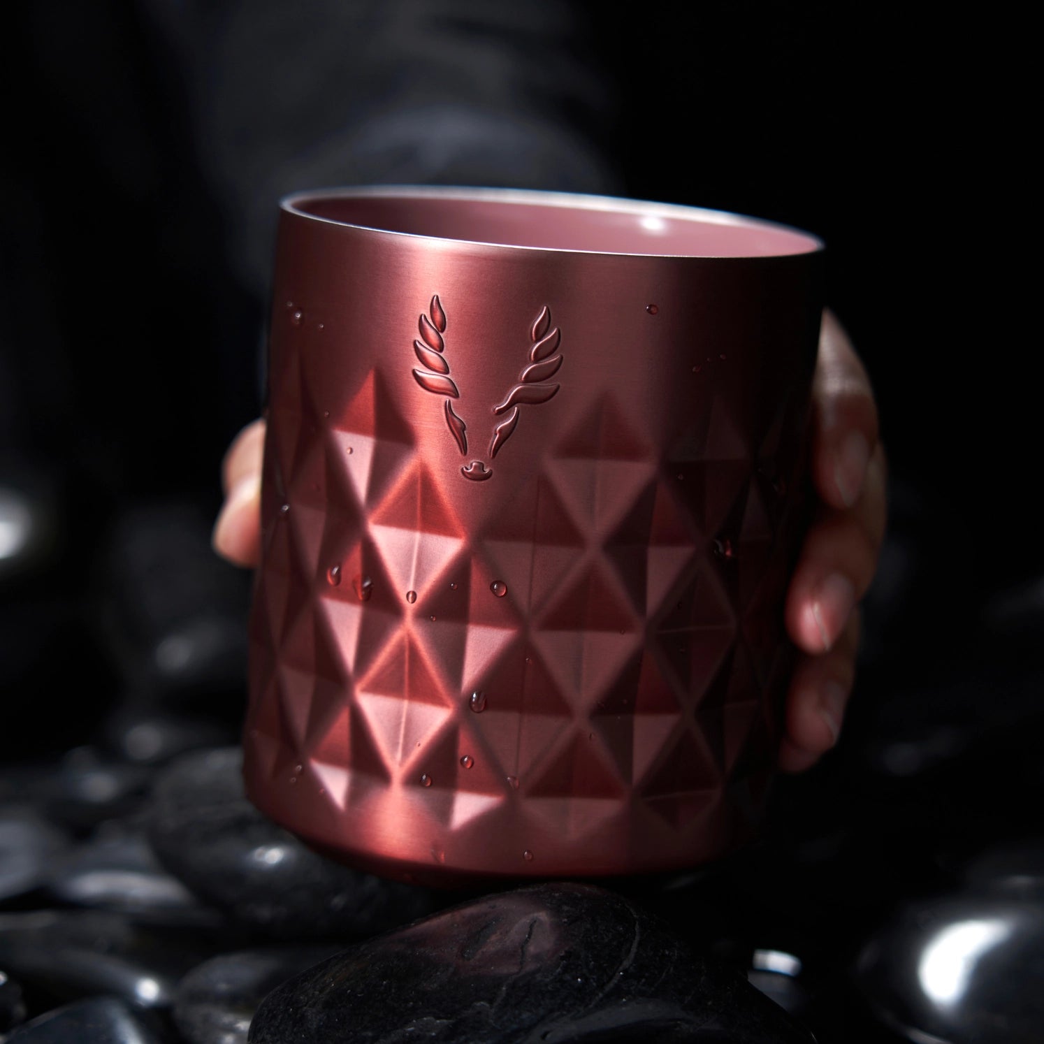 Rocks Tumbler, Vintage Rose