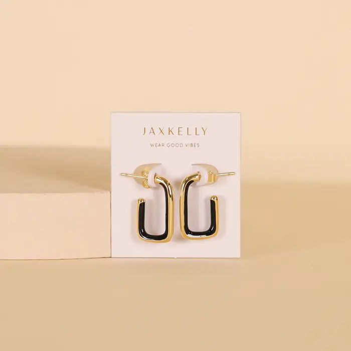 Rectangle Hoop Earrings