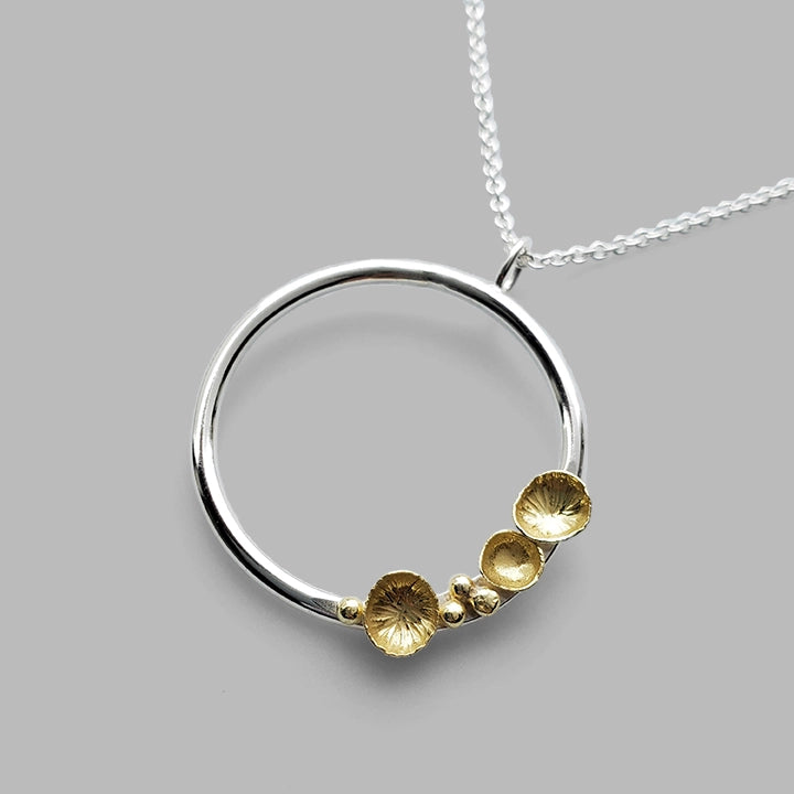 Balance Mixed Metal Necklace