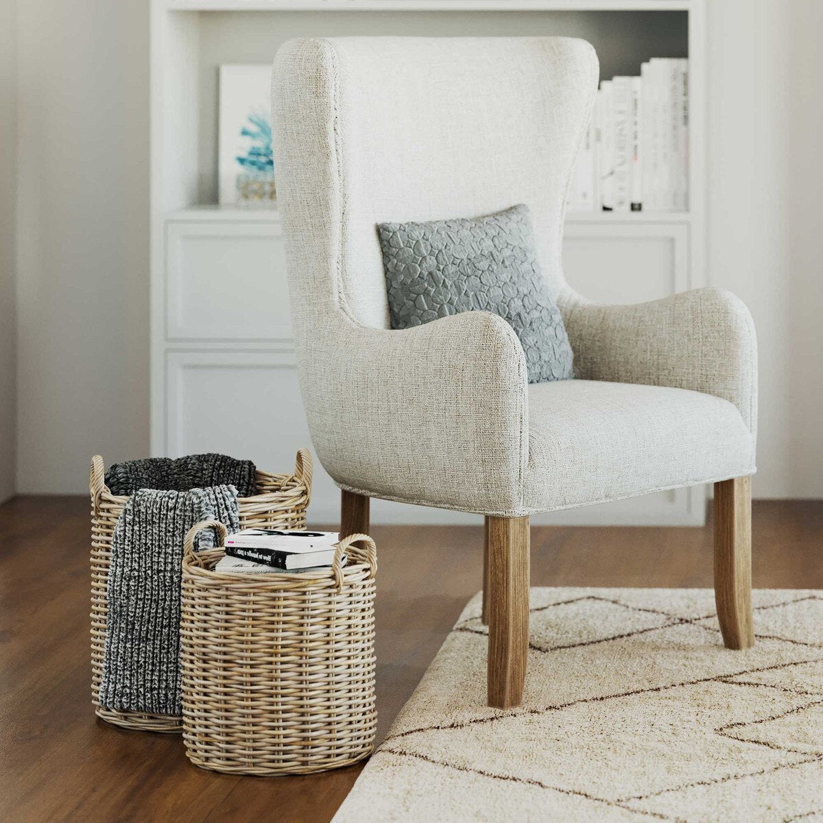 Round Rattan Basket