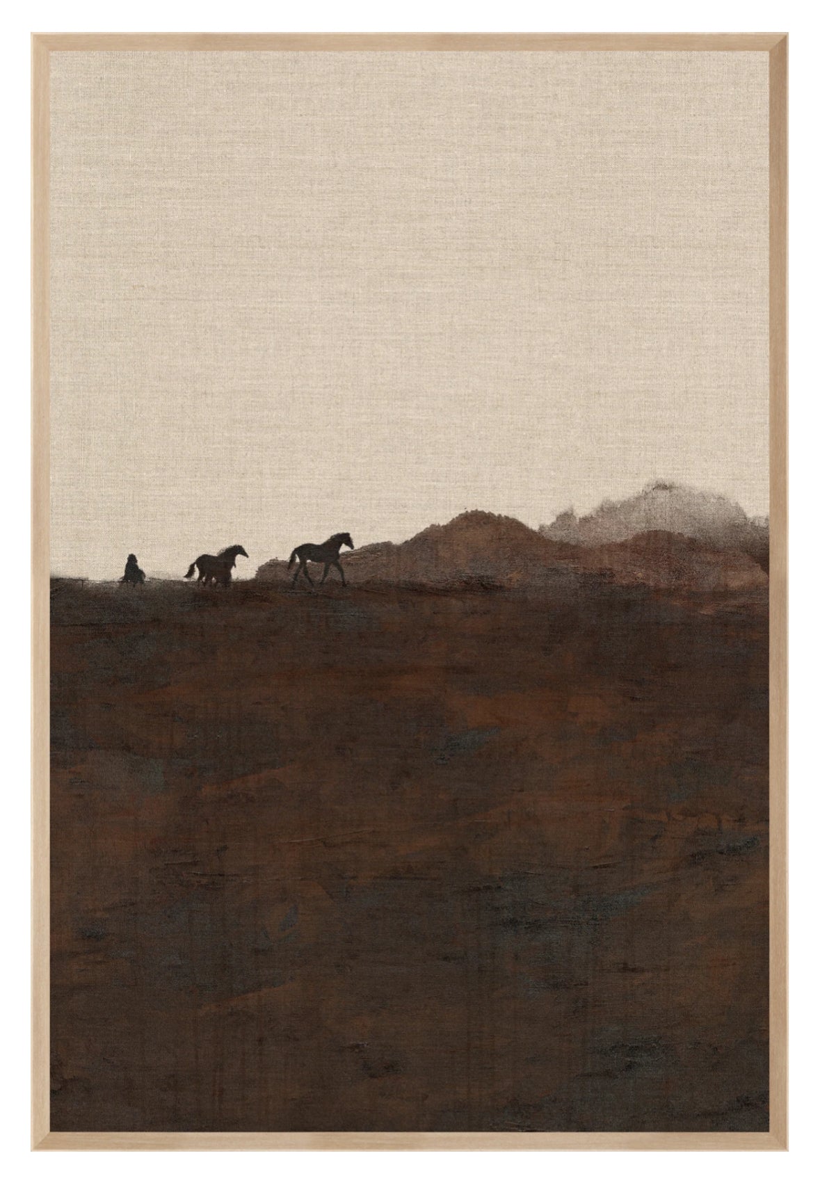 Amber Hillside Artwork