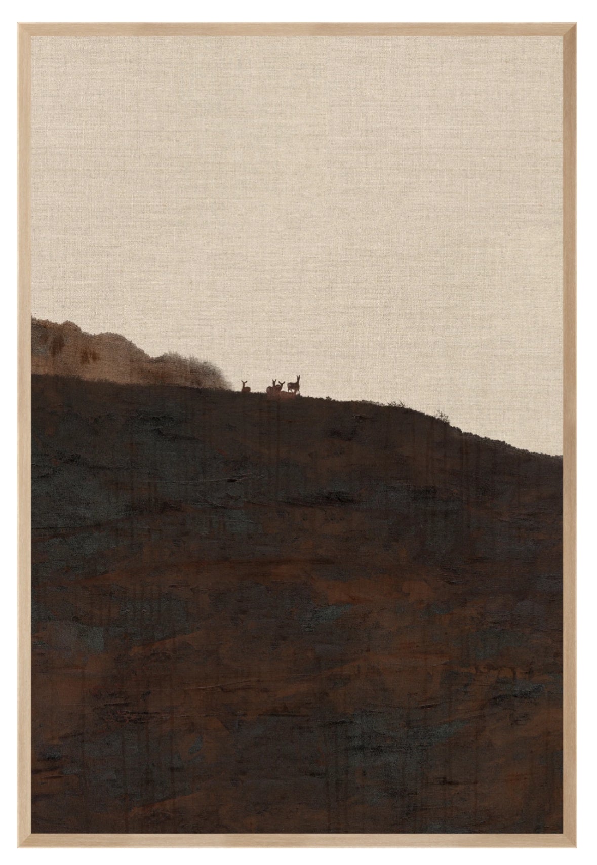 Amber Hillside Artwork