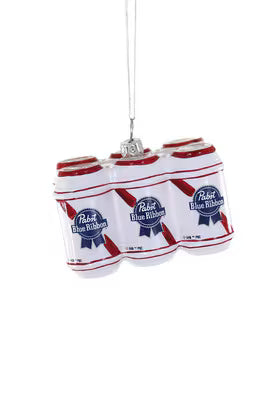 Pabst 6Pack Ornament