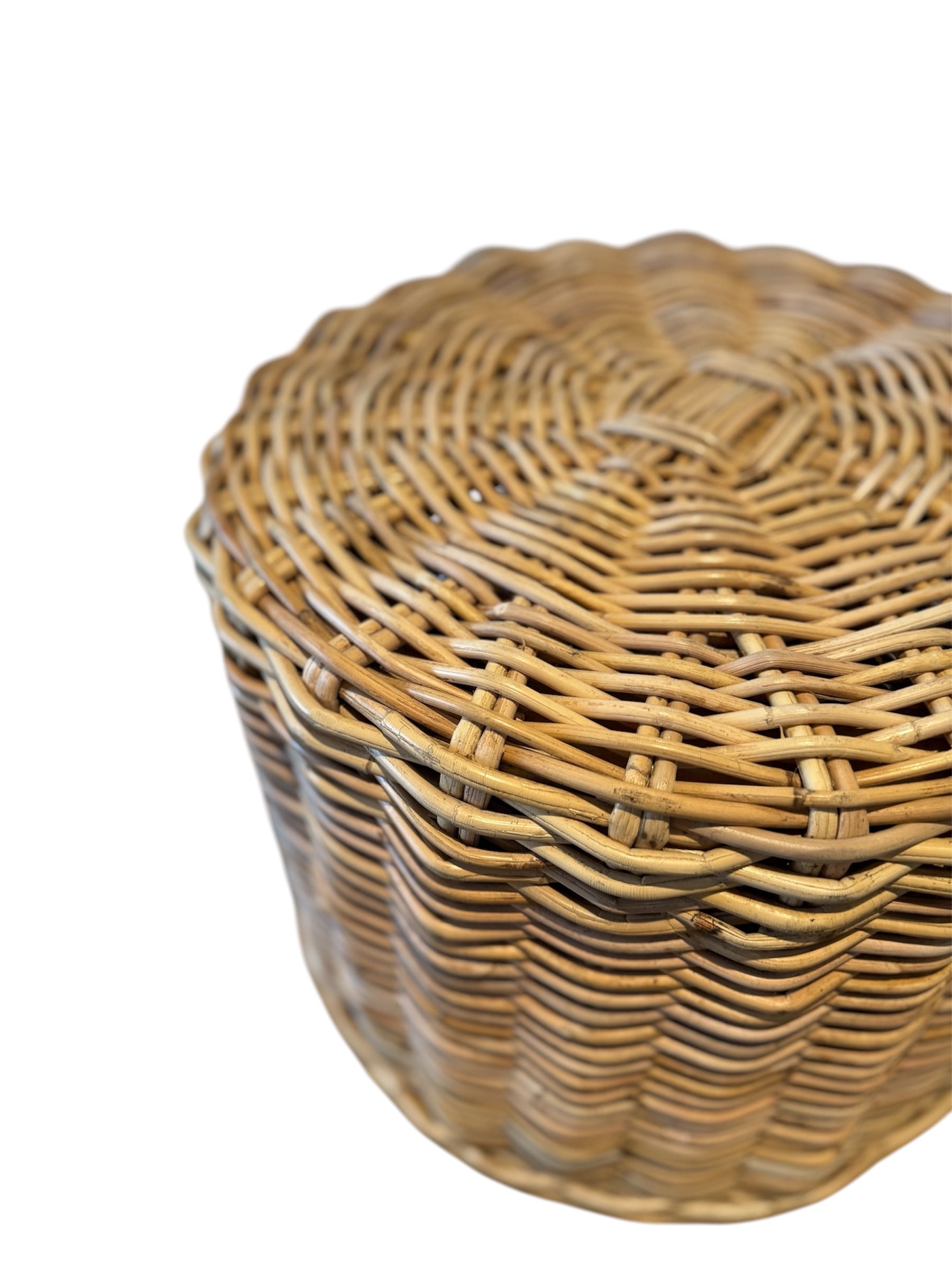 Wicker Ottoman