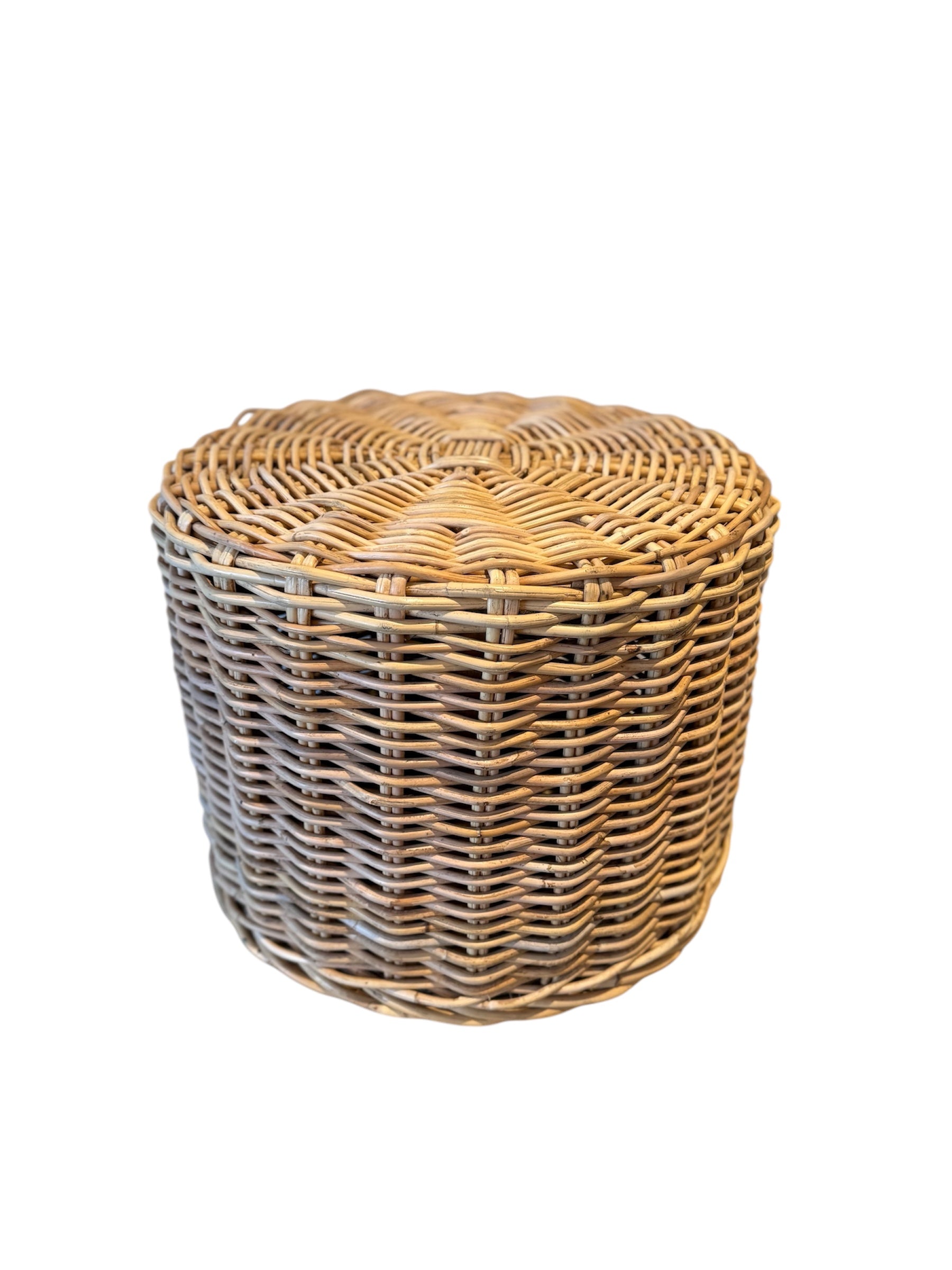 Wicker Ottoman