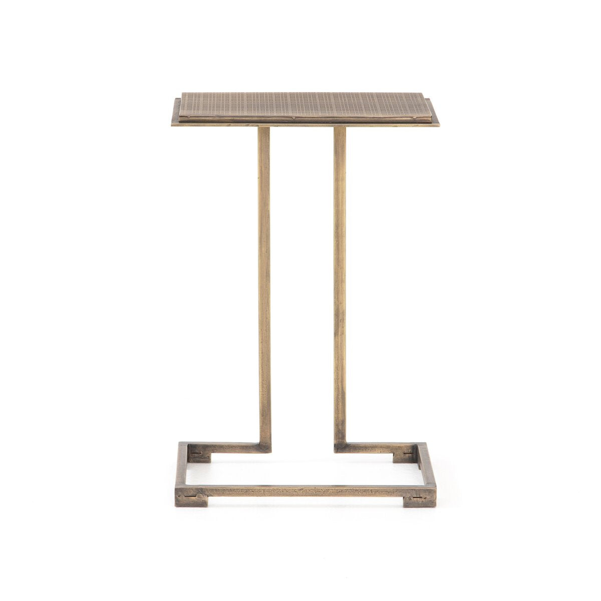 Slim Brass Sofa Table