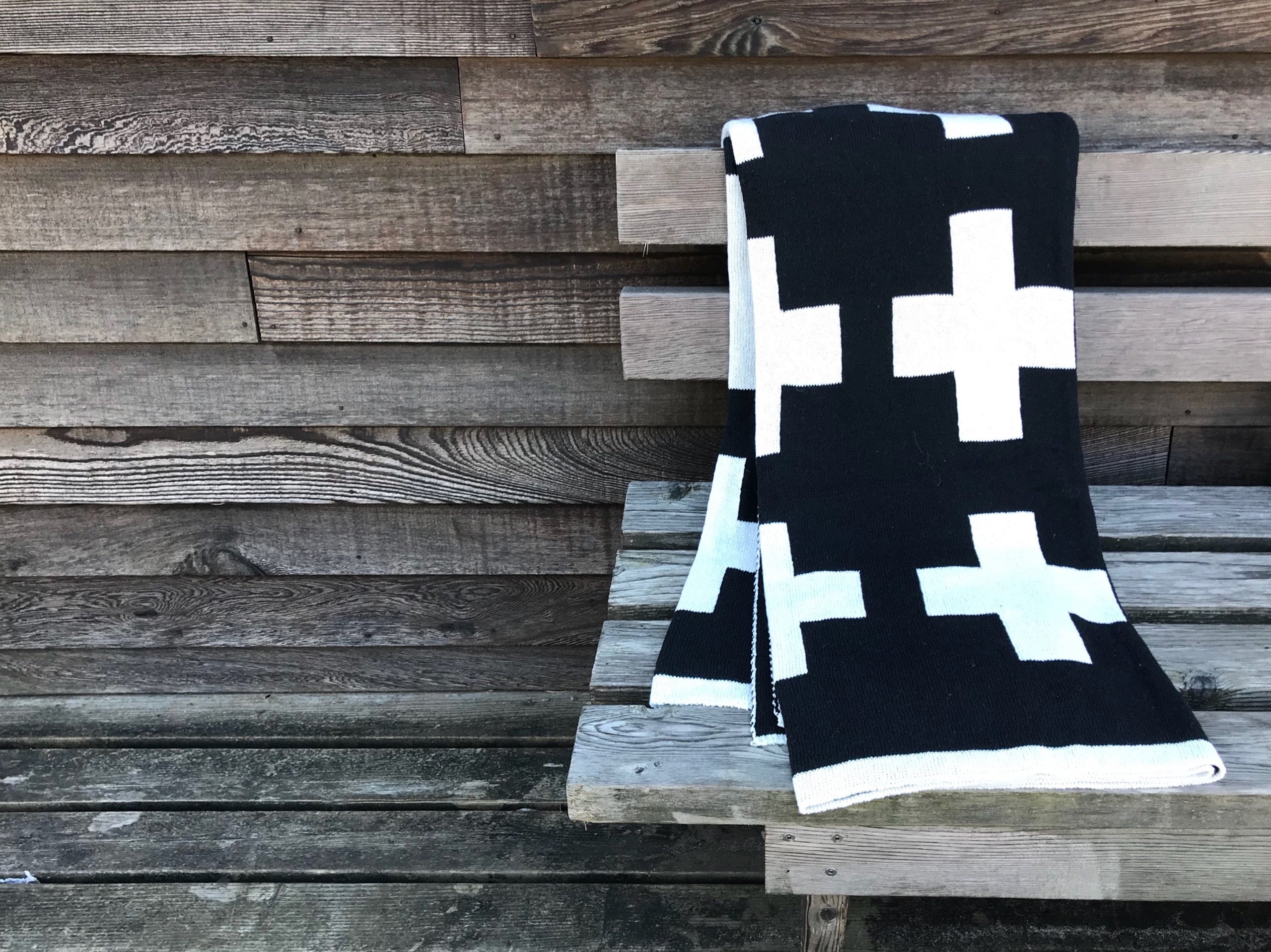 Reversible Swiss Cross Blanket