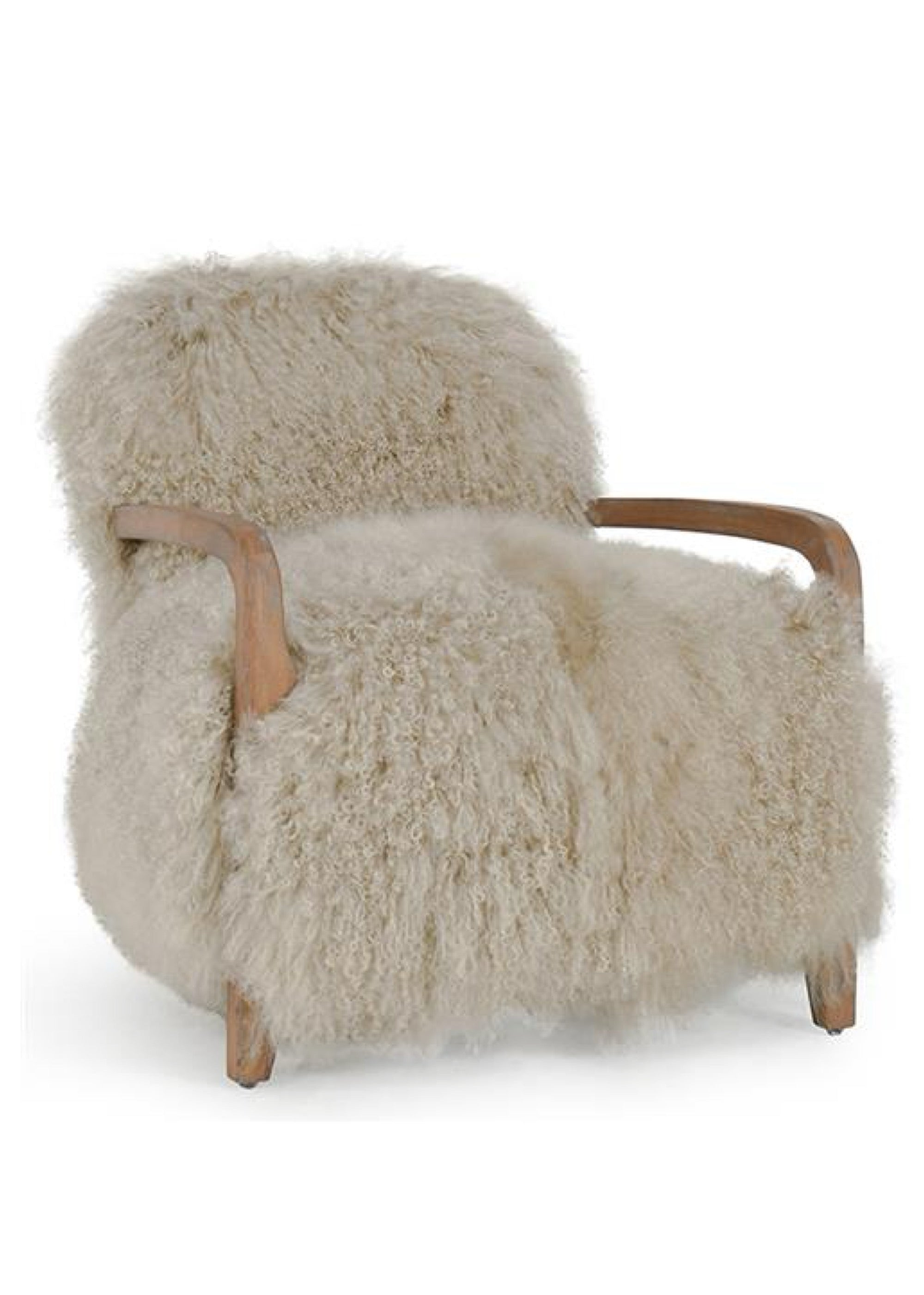 Sheep Fur Accent Chair