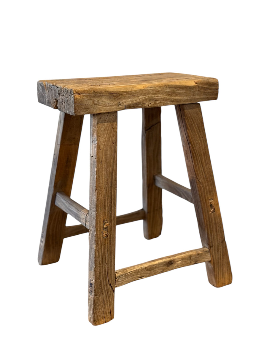 Vintage Square Stool – Rescued Living