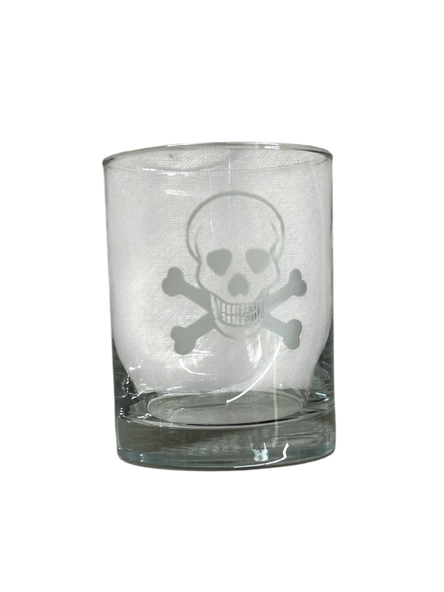 Etched Skull Tumbler