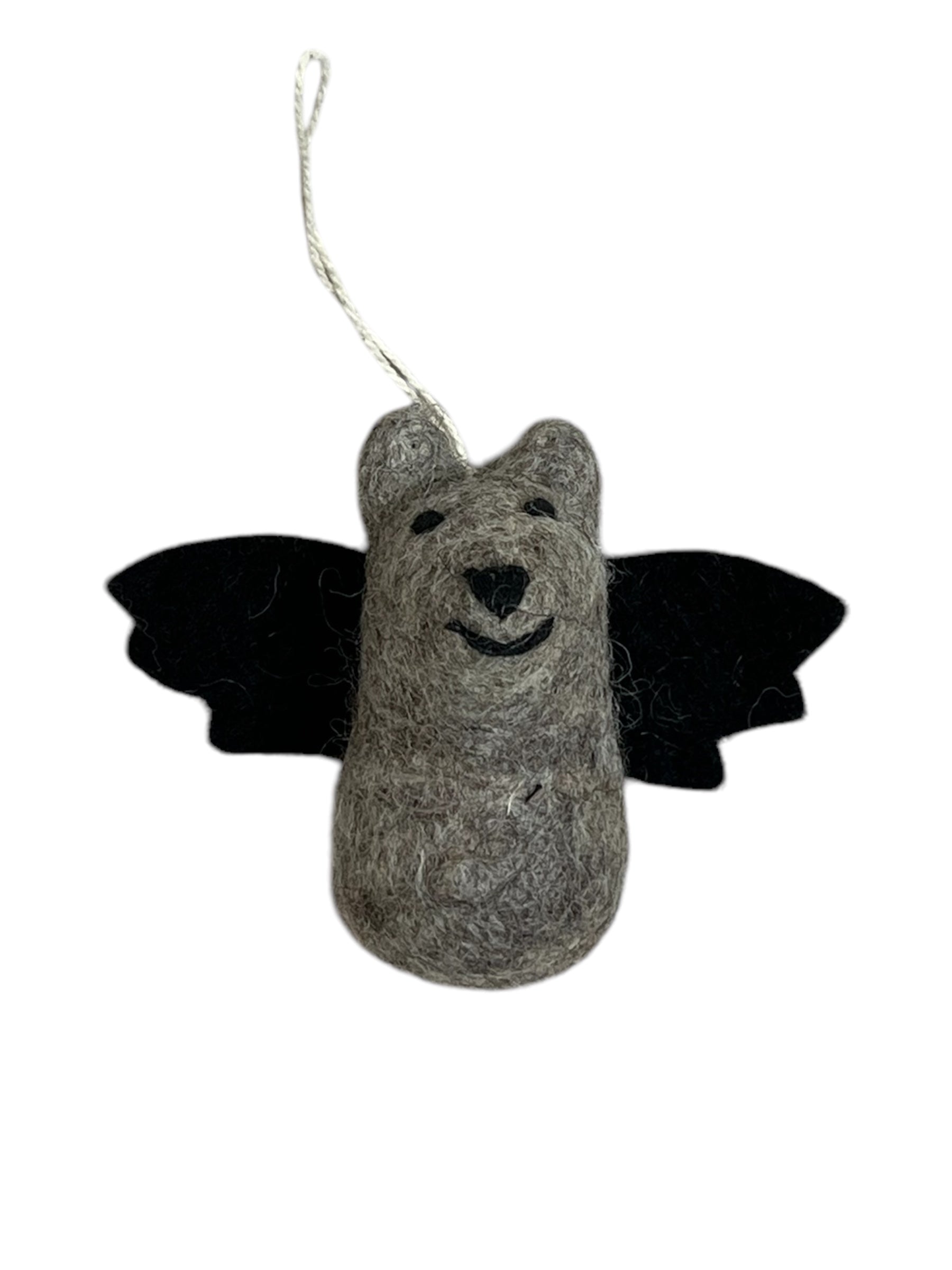 Felted Bat Ornament