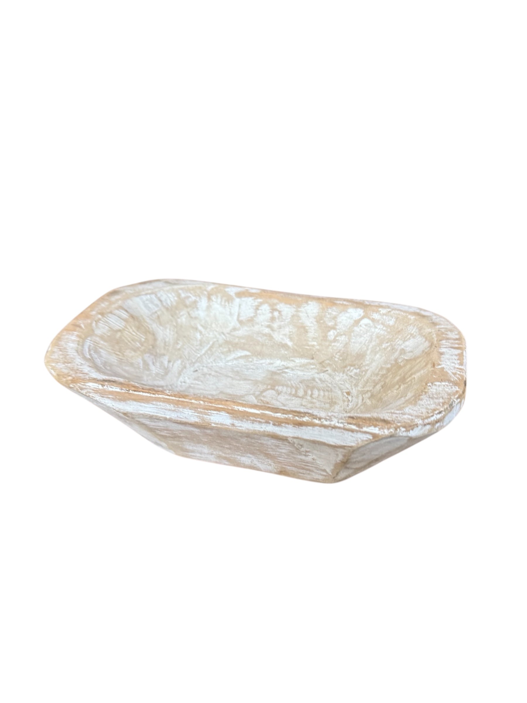 Small Carved Wood Bowl