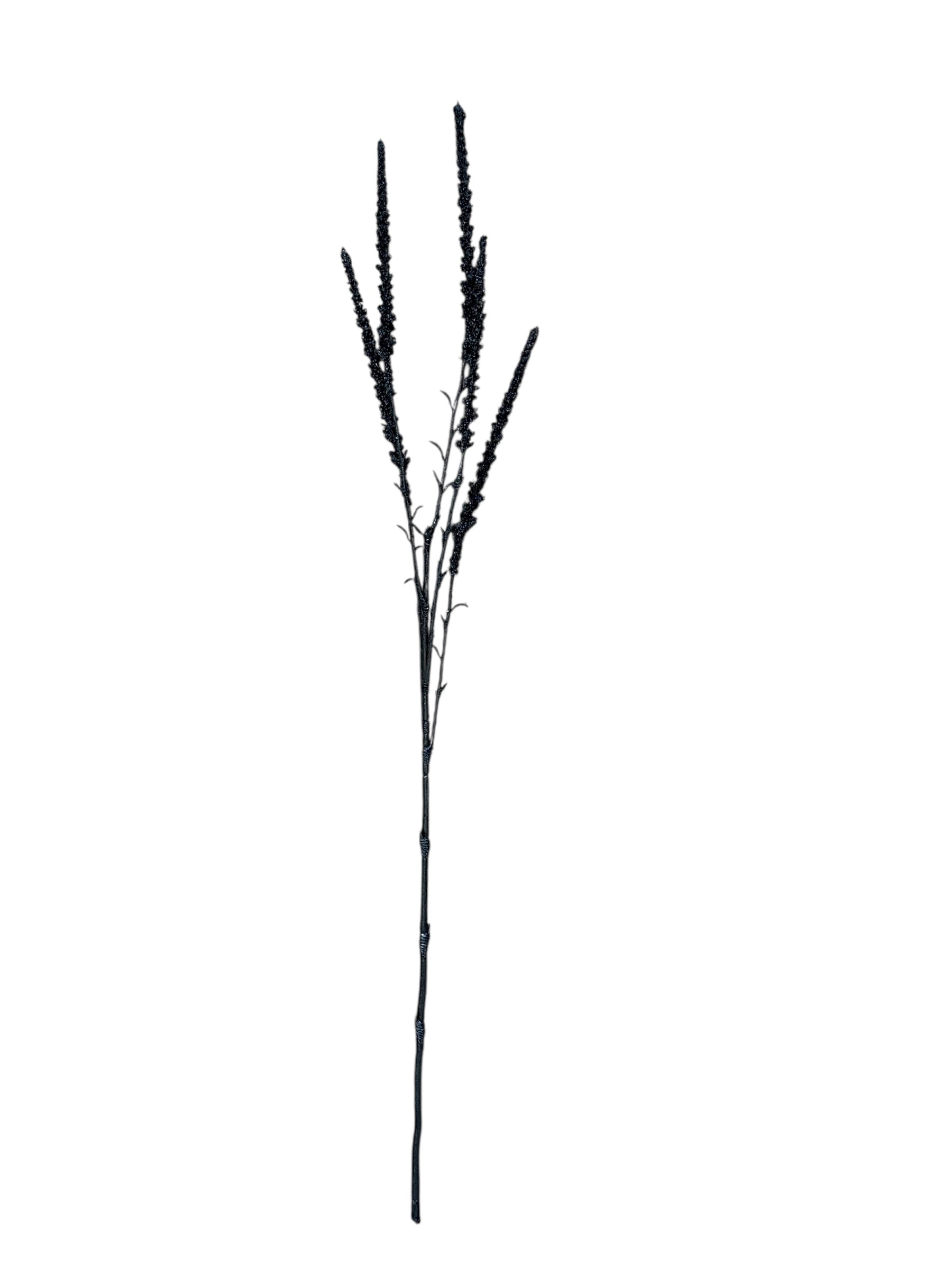 Black Glitter Wheat Stem