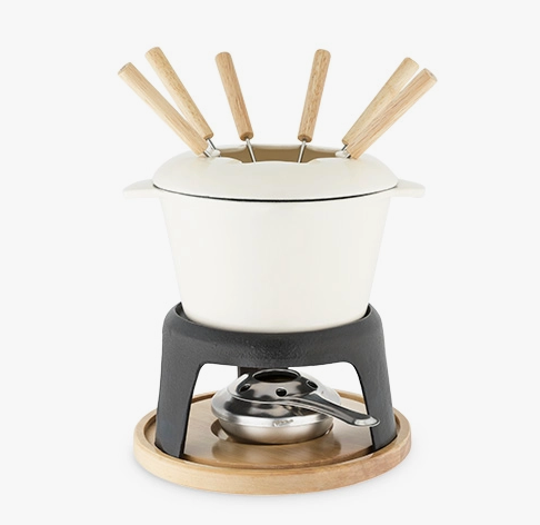 Cast Iron Fondue Pot