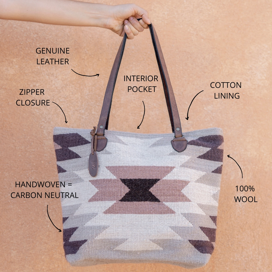 Woven Wool Tote