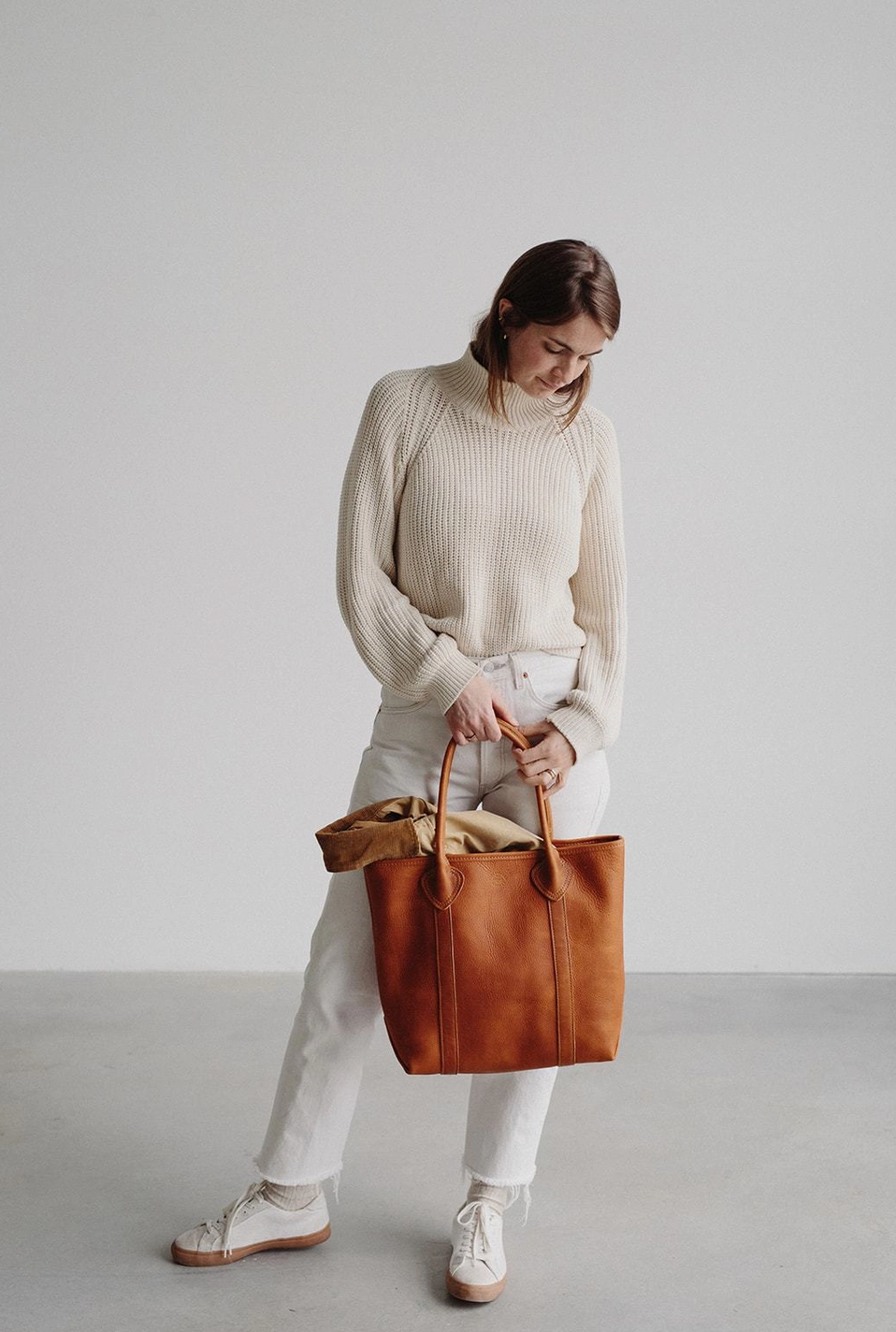 Leather Passenger Tote