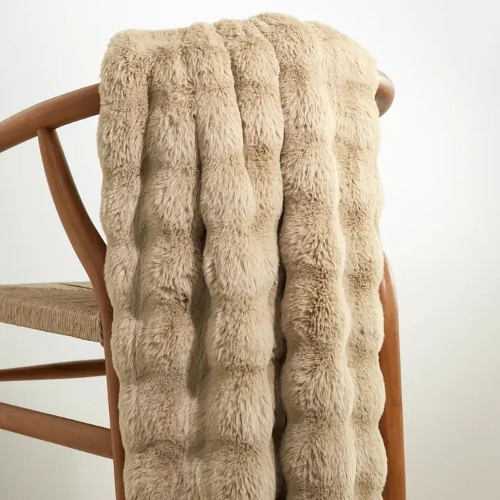 Soft Faux Fur Throw