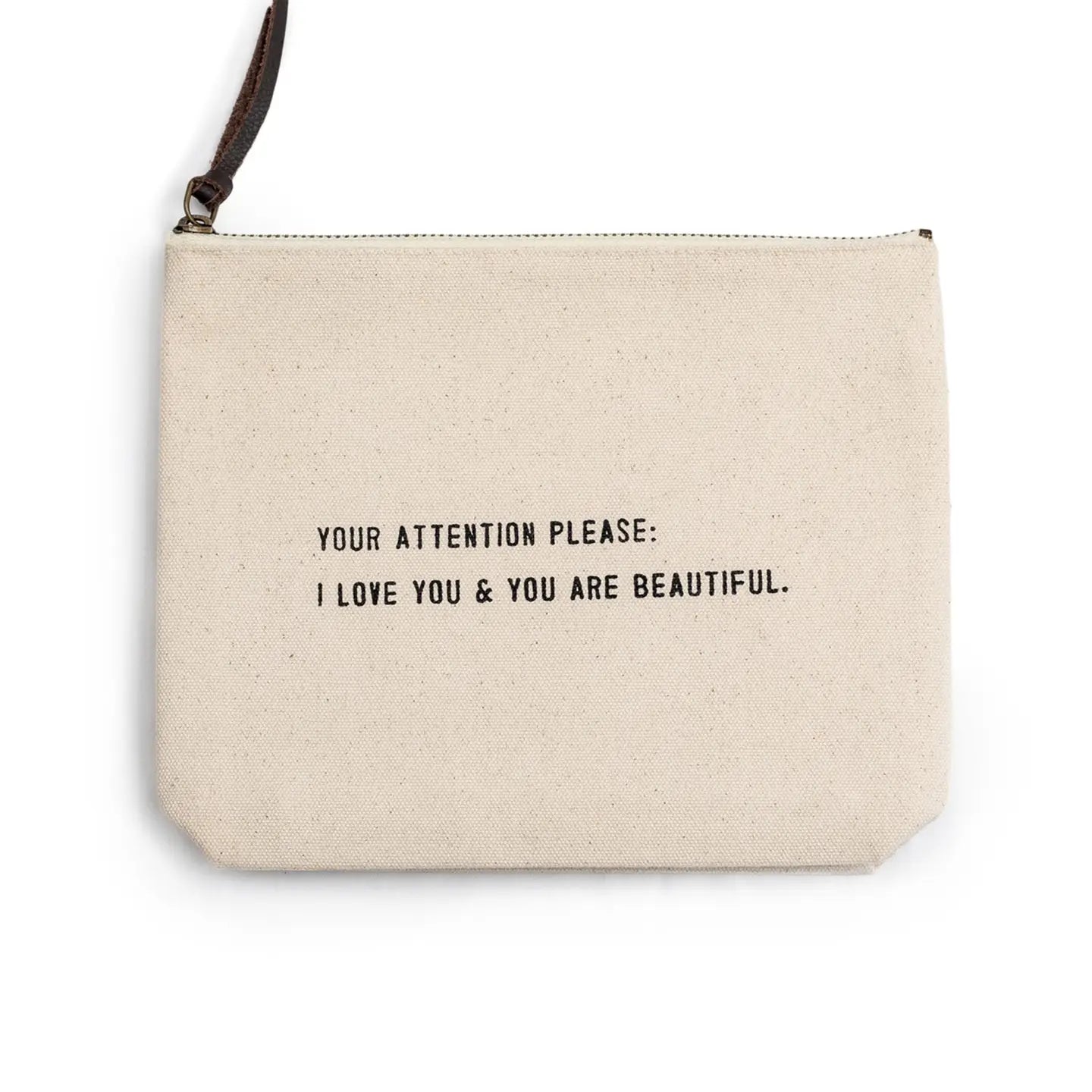 Canvas Zip Pouch
