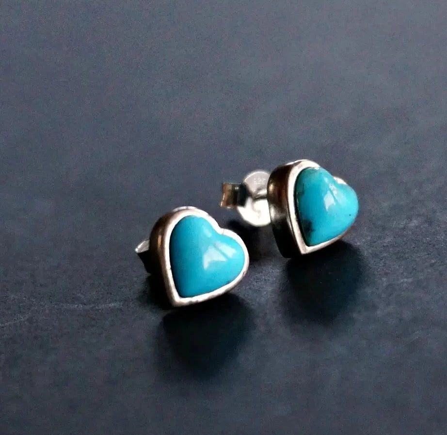 Heart Turquoise Earrings