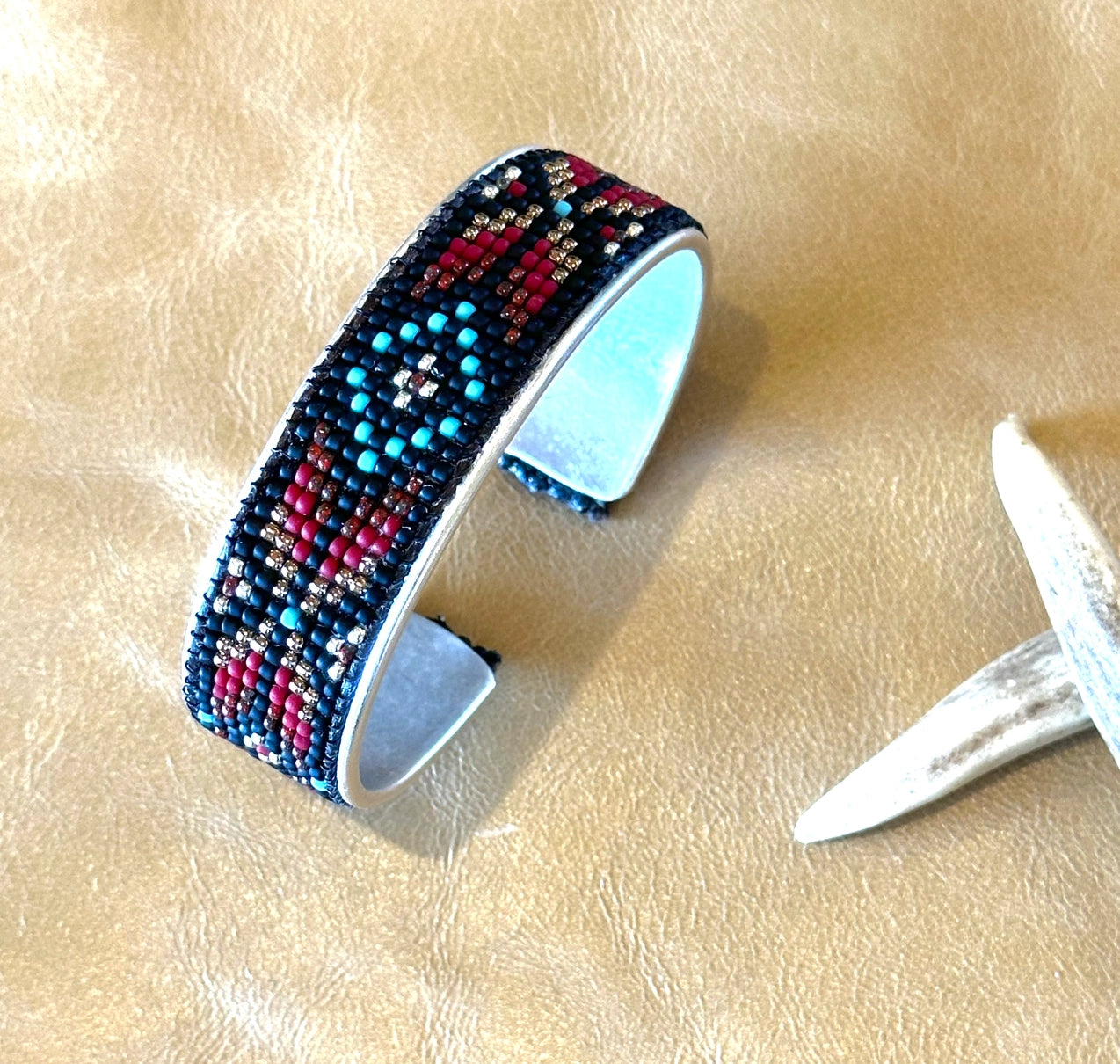 Beaded Bangle Cuff