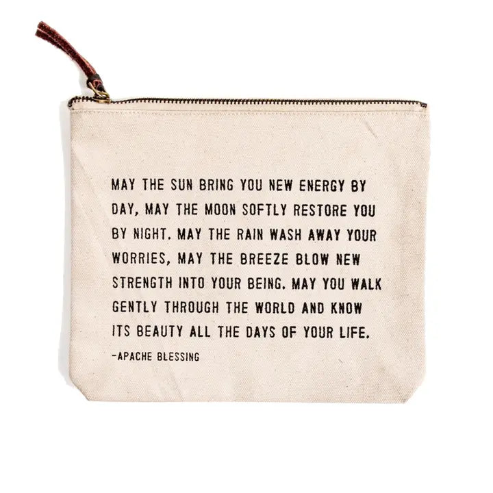 Canvas Zip Pouch