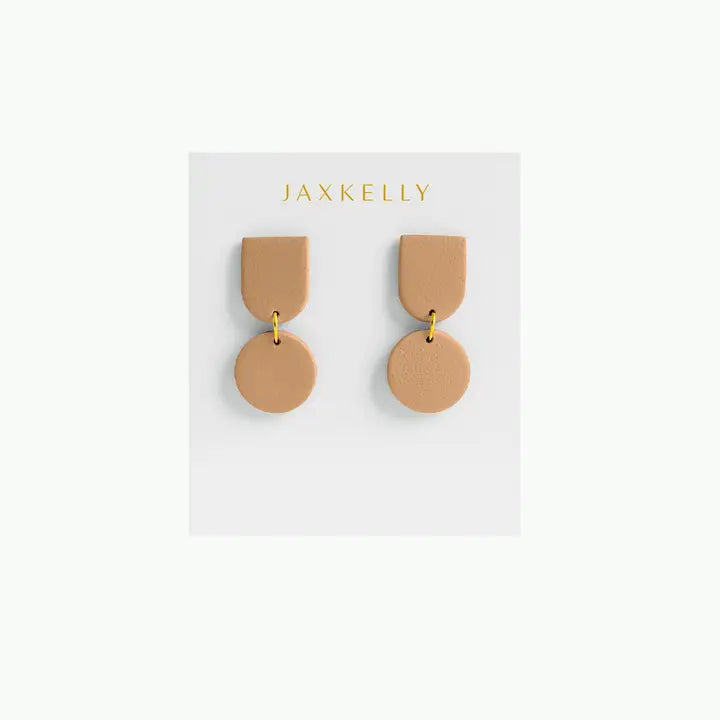 Dome Clay Earrings