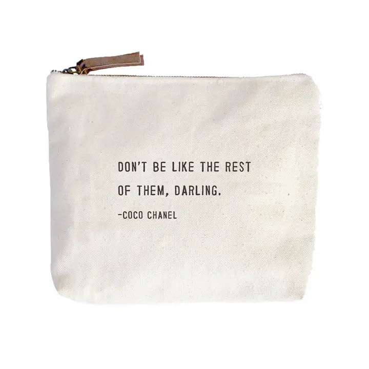 Canvas Zip Pouch
