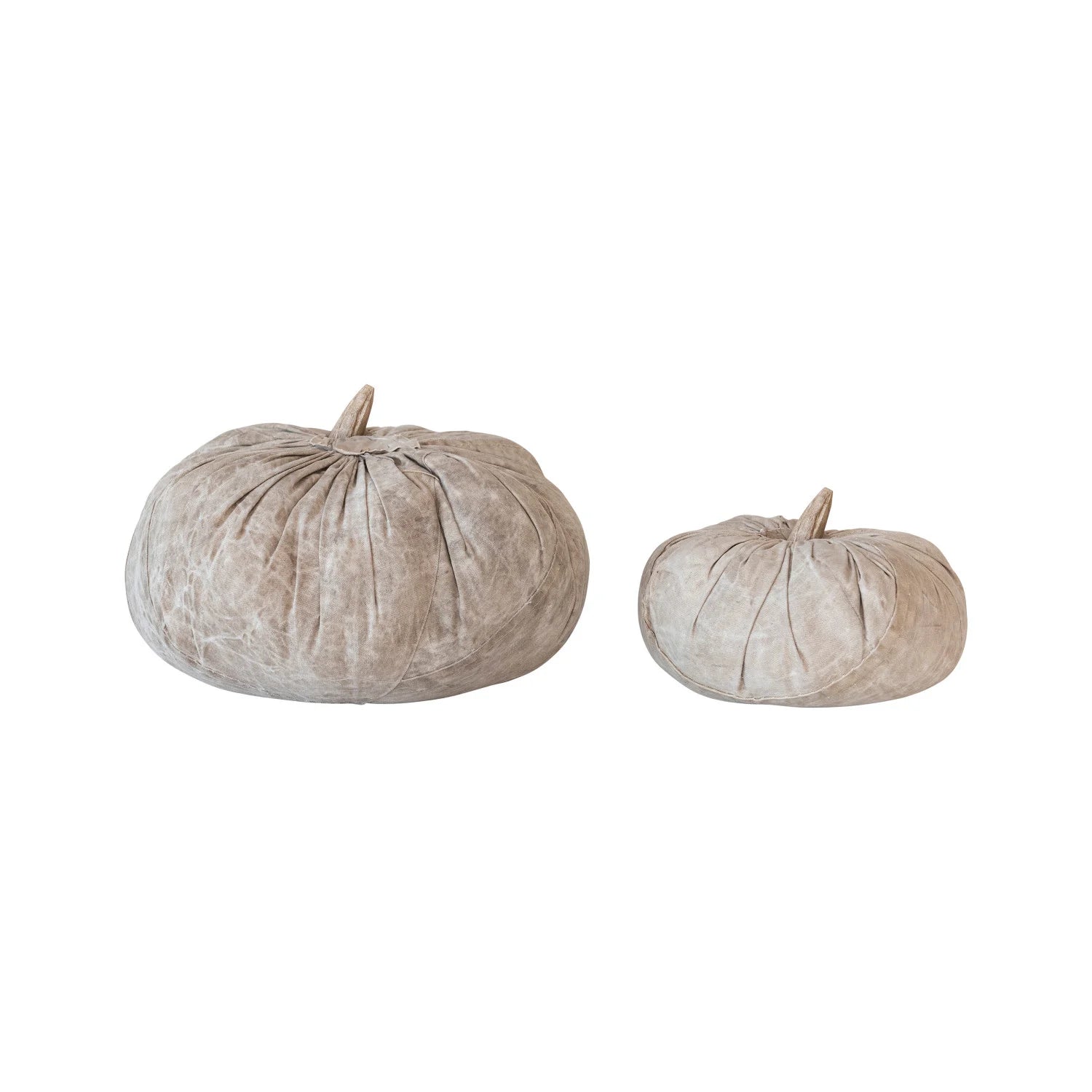 Canvas Pumpkin w/Mango Stem