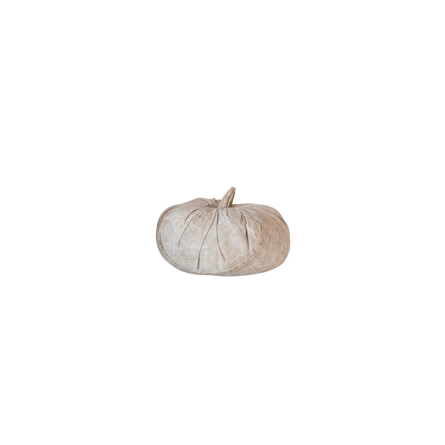 Canvas Pumpkin w/Mango Stem