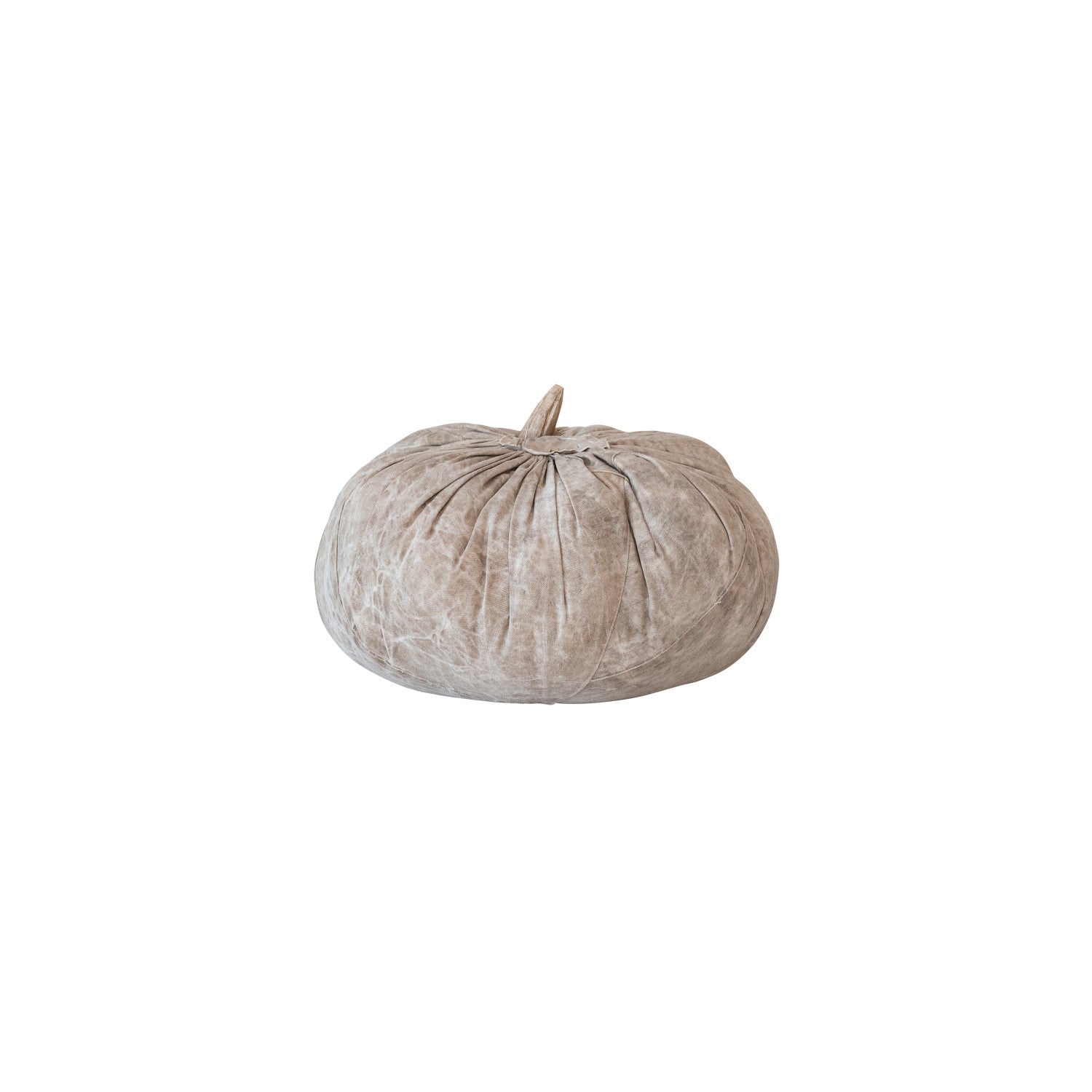 Canvas Pumpkin w/Mango Stem