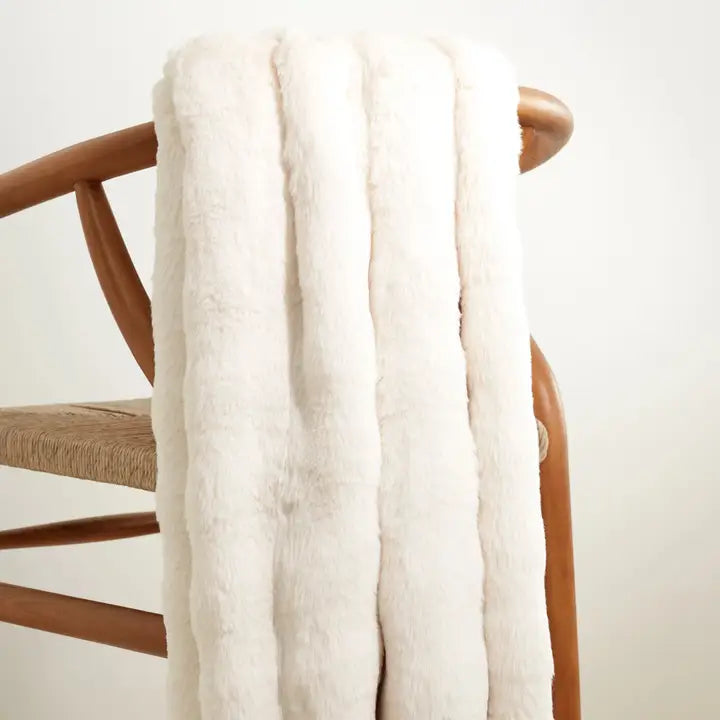Soft Faux Fur Throw