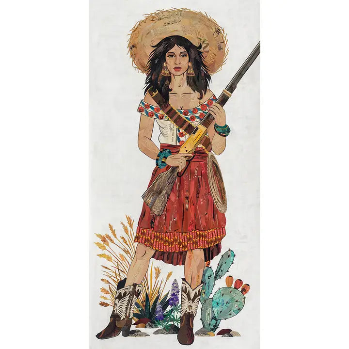 Vintage Cowgirl Print