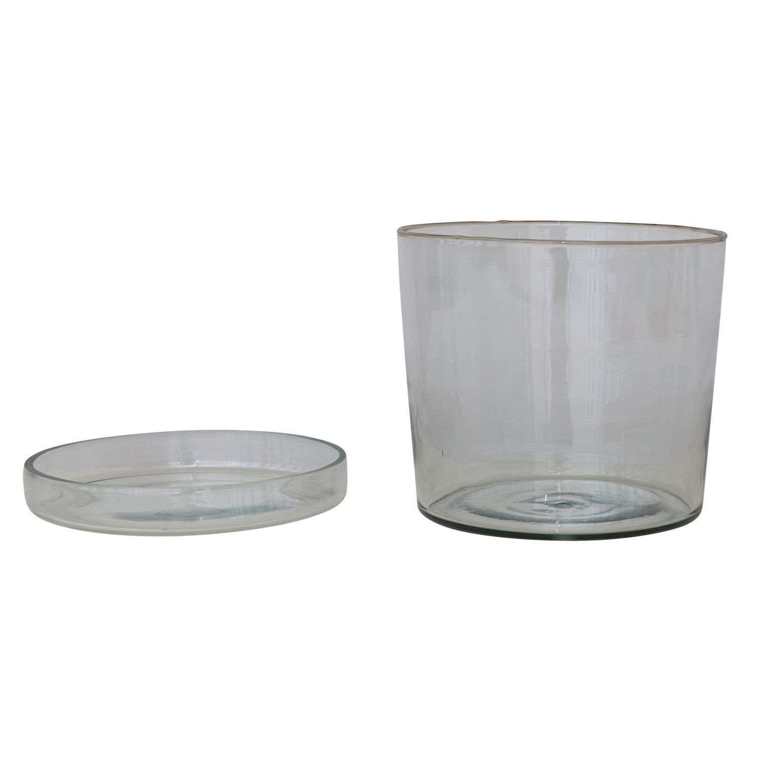 Glass Planter w/Drainage Hole
