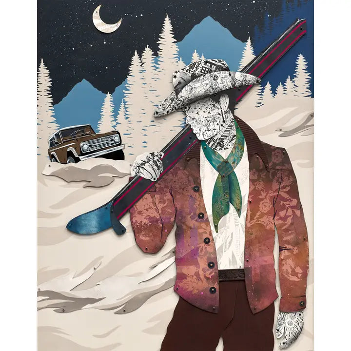Cowboy Ski Print