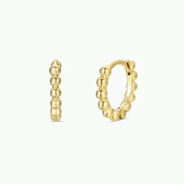 Ball Hoop Earrings